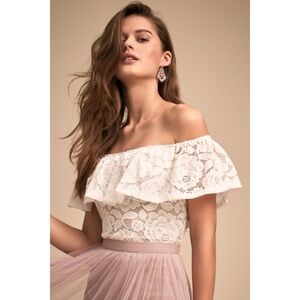 Anthropologie x BHLDN Bonnie Lace Top